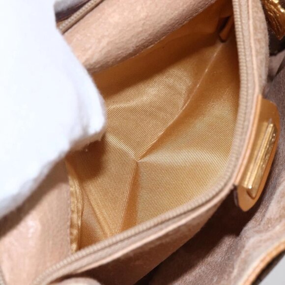 GUCCI Micro GG Supreme Shoulder Bag PVC Beige Gold 004 89 0265 Auth ki6121 - Picture 13 of 16